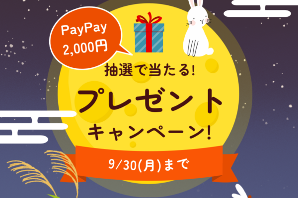 【2024年9月最新】登録者様限定！PayPay2,000円分プレゼントキャンペーンin静岡 開催！ イメージ