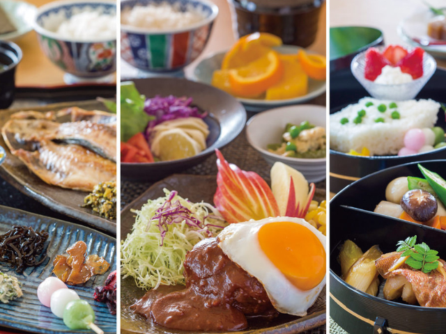 風のガーデン 食事