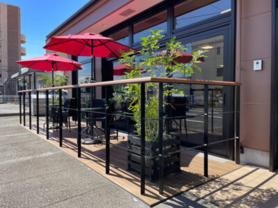 カフェリハ沼津開北　テラス