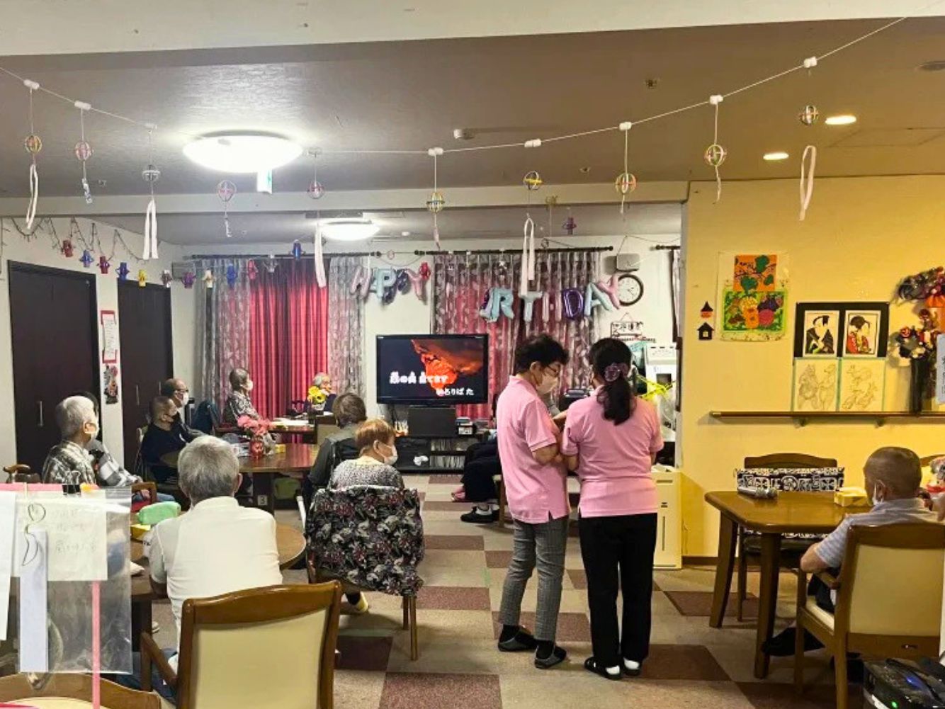 ふるさとの家丸子　職場の様子