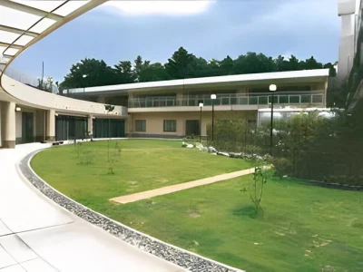 デイサービスしらいと　中庭画像